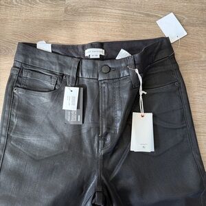 Good American Good Legs Jeans Black Coated Size 8/29 New!